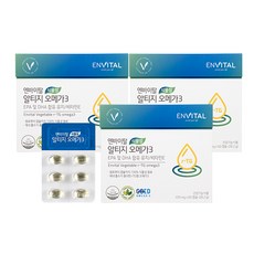 ENVITAL rTG Omega-3素食膠囊, 60顆, 3盒