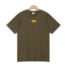 팀스핏 18수 옐로우 스피릿 로고 통기성 반팔 티셔츠