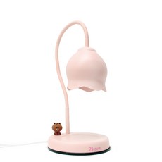 라인프렌즈 B 앤 F 브라운 캔들워머, 핑크