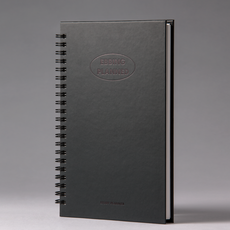 EBBING PLANNED 艾賓浩斯遺忘曲線學習計畫本 線圈 100天, 時尚黑, 1個