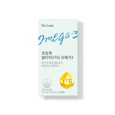 Dr.Lean 超臨界 rTG 歐米茄-3, 30錠, 1個