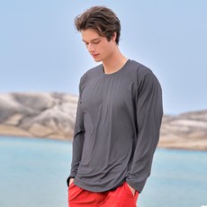 블랙몬스터핏 올데이 래쉬가드 무지 롱슬리브 티셔츠
