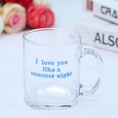 French Mars Summer Cloud 居家咖啡館玻璃杯 MMM2699, 1個, 330ml