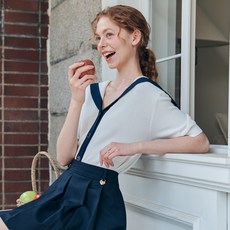 ZERO STREET 女款夏日水手領開襟衫