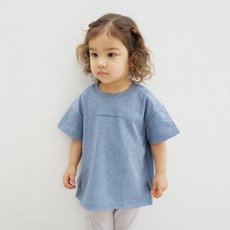 코니 아동용 통기성 오버핏 반팔 티셔츠