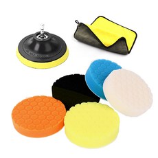 Home Decore 車用電動鑽頭拋光墊 125mm 8件組, 單一商品