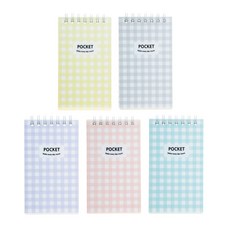 Tamsaa 口袋彈簧筆記本, 1組, 5 種顏色