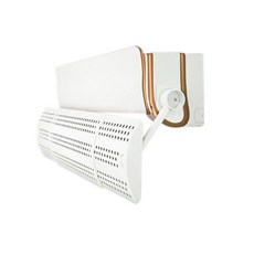 3단 타공 에어컨 바람막이 에어커튼 화이트, 1개