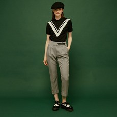 DEBB 플레이 여성용 Preppy Belt Pants DECMA6001M