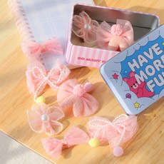 아기코끼리 왈츠진주 헤어핀 4종 x 2p 세트