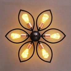 샛별하우스 자스민 6등 직부 천장등, 혼합색상