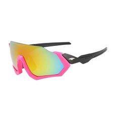 NAYASTYLE 防風運動自行車護目鏡, 粉色鏡框 + 紅色鏡片(9317-42-9)