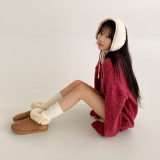 CHICBLACK Siingsa 休閒羊毛綁帶耳罩 cpacc529k4a