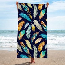 소니오 트로피칼 컬러풀 비치타월 70 x 150 cm, TYPE08, 1개