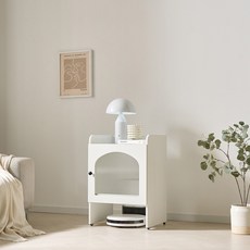 이정가구 로봇청소기 DIY 수납장, 화이트