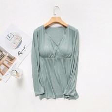 羅紋長袖哺乳內衣