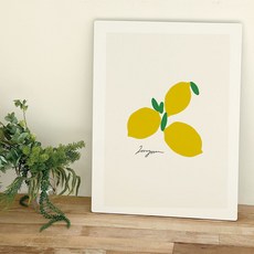 오홀리브 다리 손잡이 액자테이블, 09 레몬 색종이