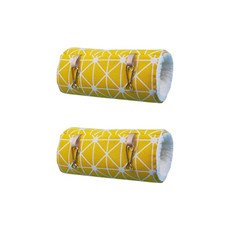 넘나 포근한것 햄스터 기니피그 다람쥐 패턴 둥지 S, 옐로우격자, 2개