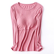 MARKET A 孕婦哺乳羅紋長袖上衣