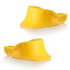 Budsia 孩童可調節式洗髮帽 2入, 黃色