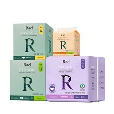 Rael全棉長襯18包+中14包+大12包+可穿隔夜8包月包套組, 1組