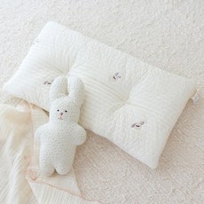 bamiblanc 嬰幼兒涼感低枕 杜拉綸布料 防熱疹, 月兔