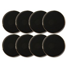 ButtonKing 合金組合鈕扣 15mm, 8個, 黑金色