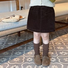 Starbean 燈芯絨H字鬆緊帶裙