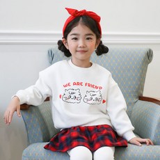 ROROCHAT 女童 Kiddy 貂絨大學T