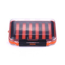 實用型雙面汲鉤頭盒, 橘色, 1個