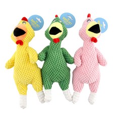 DOG-i 大型炸雞3件組絨毛玩具, 隨機出貨, 1套