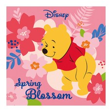 I LOVE PAINTING 迪士尼DIY繪畫組 花朵維尼款 25*25cm, 小熊維尼粉紅色