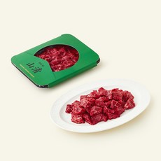 유기축산물 인증 산청 한우 1등급 국거리용 (냉장), 1개, 200g