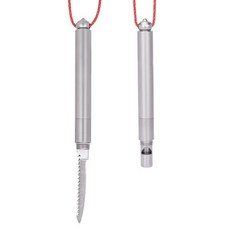 TEMPEST 純鈦口哨工具刀 134mm, 鈦原色, 1個