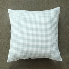 Iconi House [枕套] 紗染細格紋抱枕套