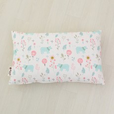 BEAUTE HOUSE 露營用枕套, 薄荷綠小熊森林款