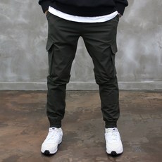 CONFIAR 男士刷毛防水工裝束口褲 TC7407W