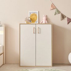 아임 800 유아동옷장 원목발 미포함 방문설치, 크림화이트