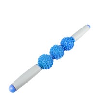 Naya Style居家運動瑜珈3球指壓按摩棒 YGYP-31-6, 藍色, 1個