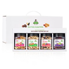 NUTS FARM 果乾堅果脆4款禮盒組 1600g, 1組