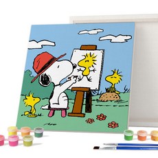 iLovePainting 史努比花生 DIY 繪畫帆布系列 2525 TRAVEL 系列, 史努比畫家
