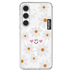 모란카노 갤럭시 크리스탈 맥세이프 투명 스프링 디자인 휴대폰 케이스