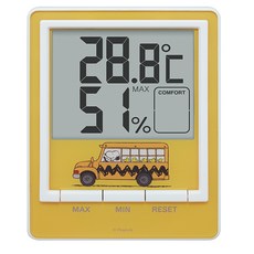 드레텍 스누피 디지털 온습도계, Yellow, 1개
