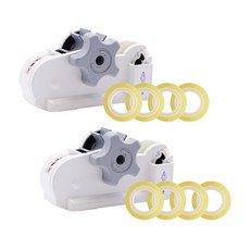 MoTEX 膠帶臺 2入 + 膠帶 10入 組, MINI 白色, 1套