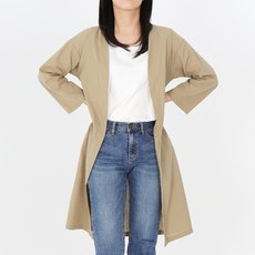 모이르벨라 여성용 레이어드 린넨 롱 셔츠