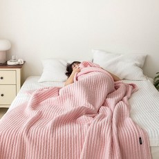 엘레나하임 모달 줄누빔 패드 겸 스프레드, 핑크