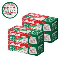 GIBONE Fresh Keeper 滑動式拉鍊保鮮袋 聖誕限定版, 小(S), 20入, 4個