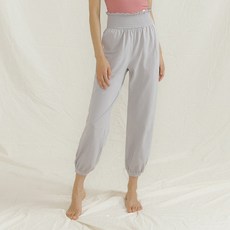 FRONT2LINE 女款鬆緊縮褶瑜珈日常褲