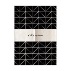 黑白簡約雙開式隔間門簾, Type 02