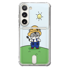 이루다 팜모닝 투명 카드 수납 젤리 휴대폰 케이스